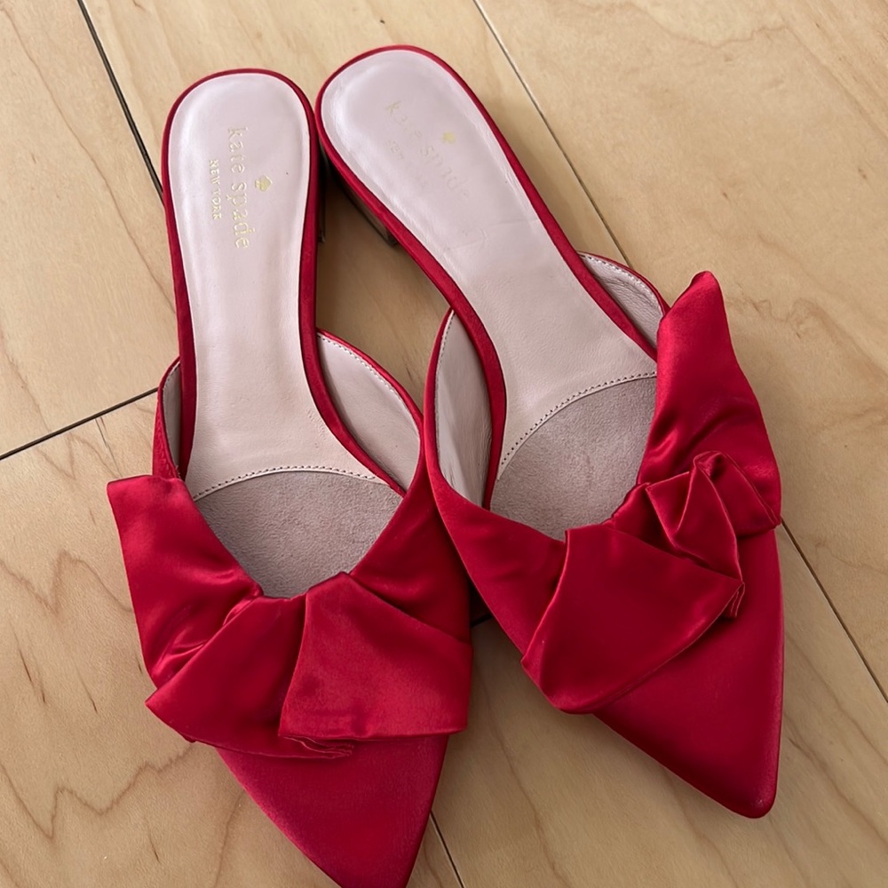 Kate spade red shoes